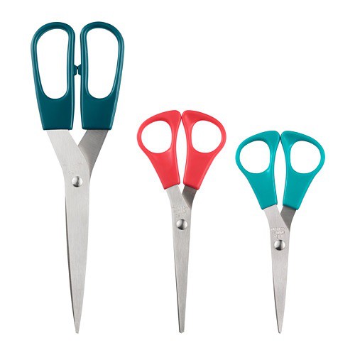 

Gunting, set isi 3, aneka warna TROJKA