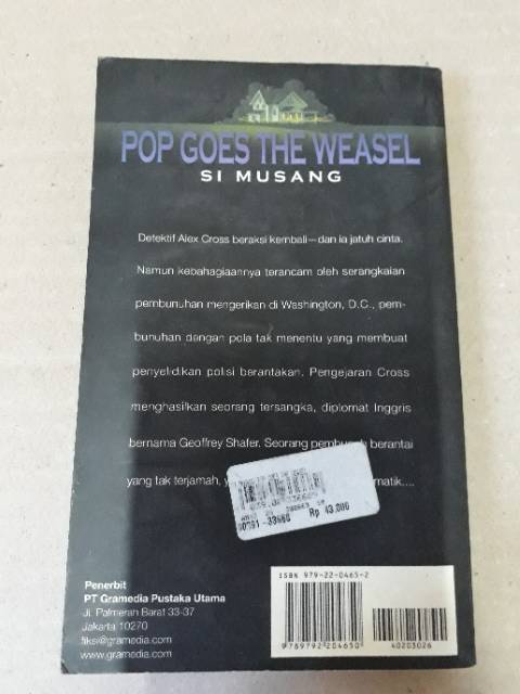 pop goes the weasel by james patterson