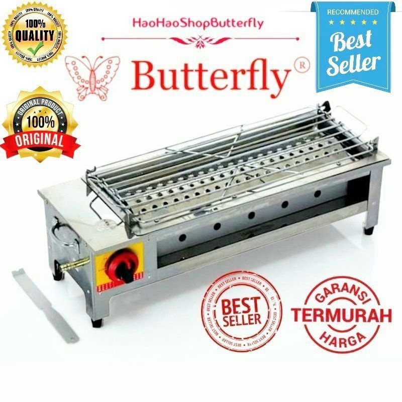 Jual Kompor Panggangan Sosis Full Stainless Gas LPG Pemanggang BBQ ...