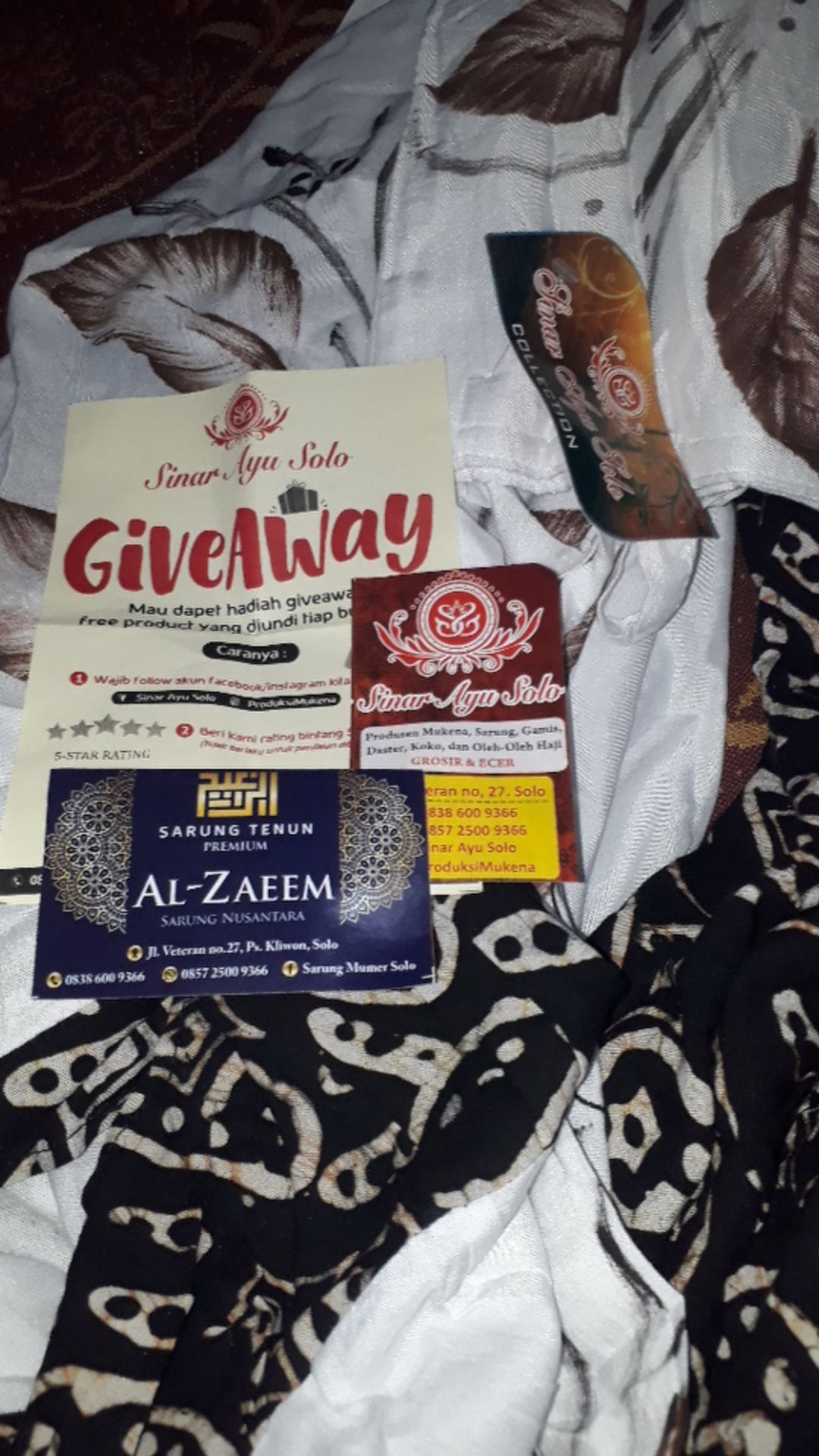 Mukena Batik Kelengan Bordir Beledak Solo Murah