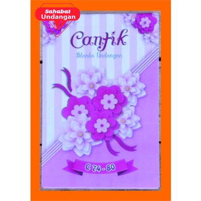 Katalog Undangan Cantik 74 - 80