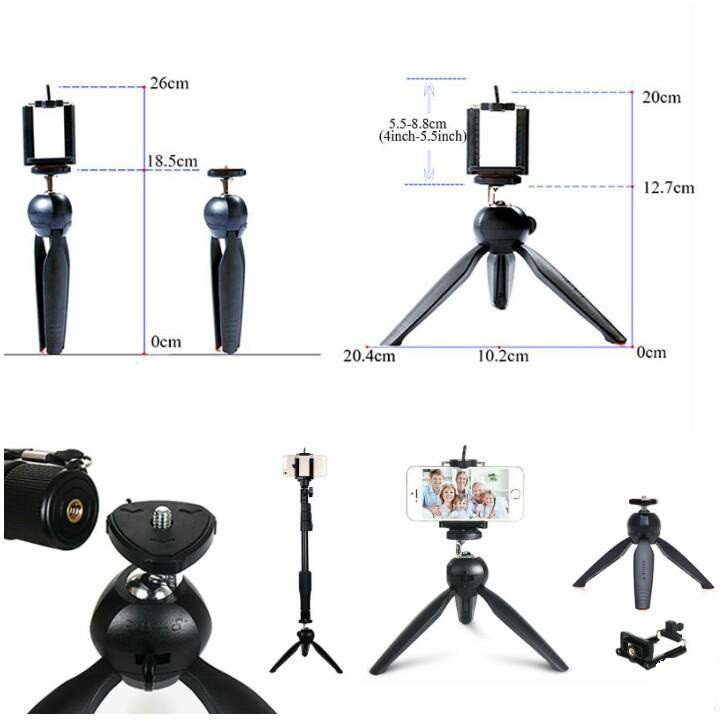 TRIPOD YUNTENG YT-228 / MINI TRIPOD KAMERA HP + HOLDER-U