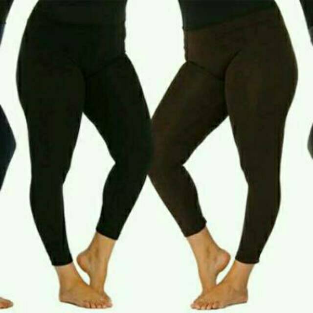 Celana Wanita Legging Polos Biru Dongker Standar Dan Jumbo 