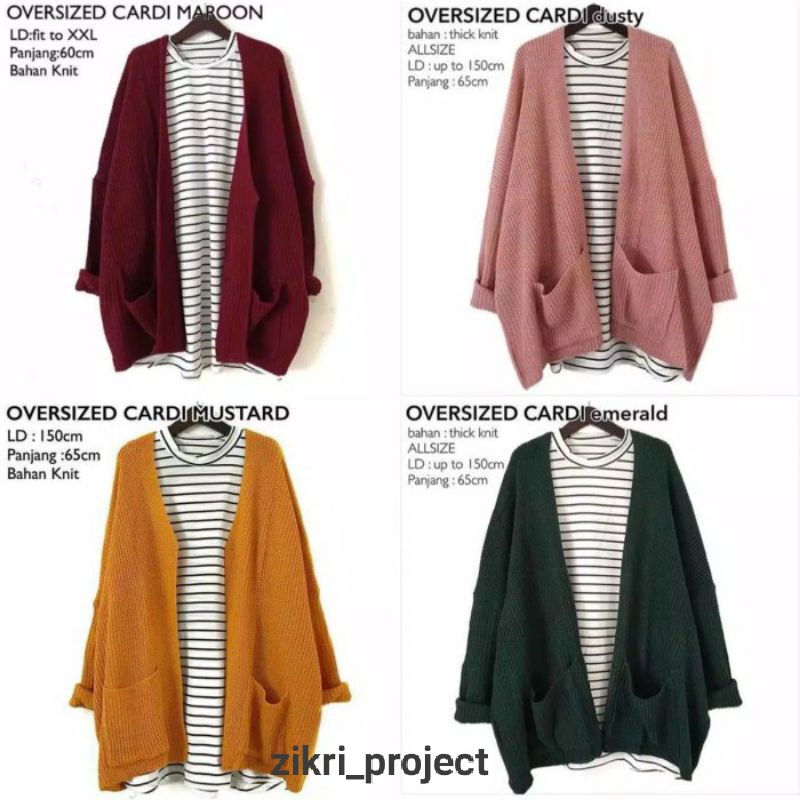 CARDIGAN RAJUT OVERSIZE JUMBO/CARDIGAN UKURAN JUMBO/CARDIGAN LOOCY OVERSIZE