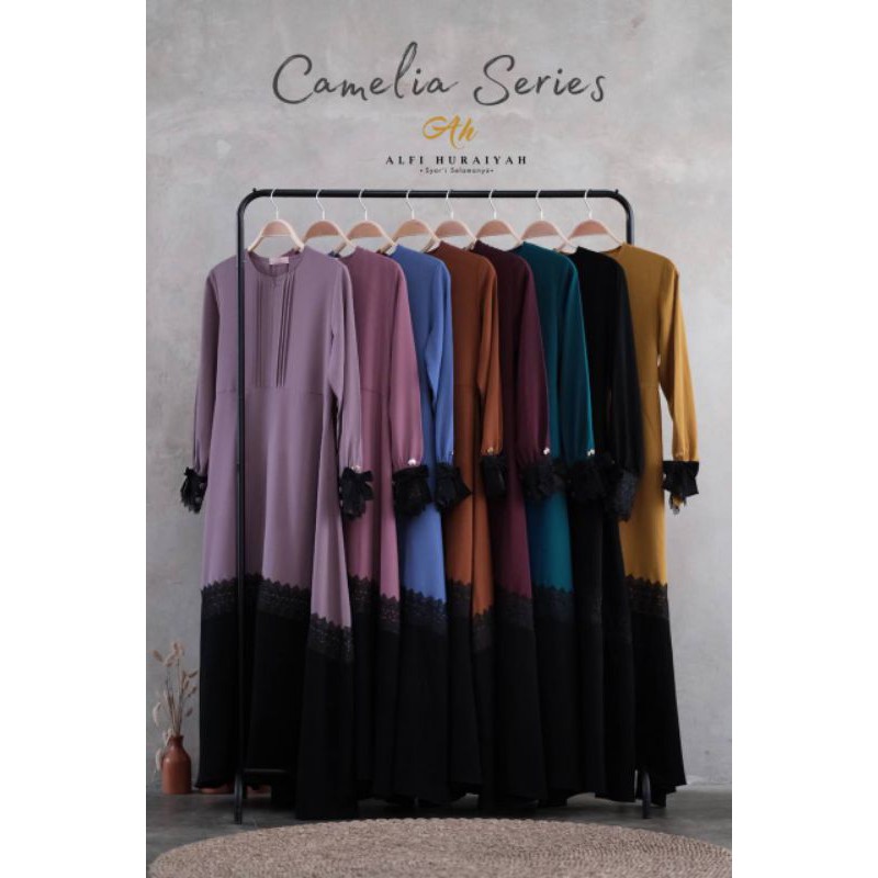 GAMIS CAMELIA ALFI HURAIYAH (gamis aja)
