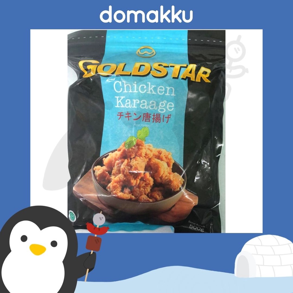 

Goldstar Chicken Karaage (Daging Paha Ayam) 500gr, Makanan Beku Halal