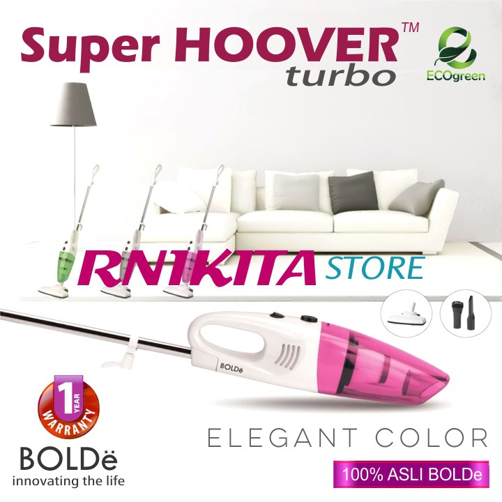 BOLDe SUPER HOOVER TURBO - Cyclone Vacuum Cleaner 2 in 1 Model Jinjing Standing