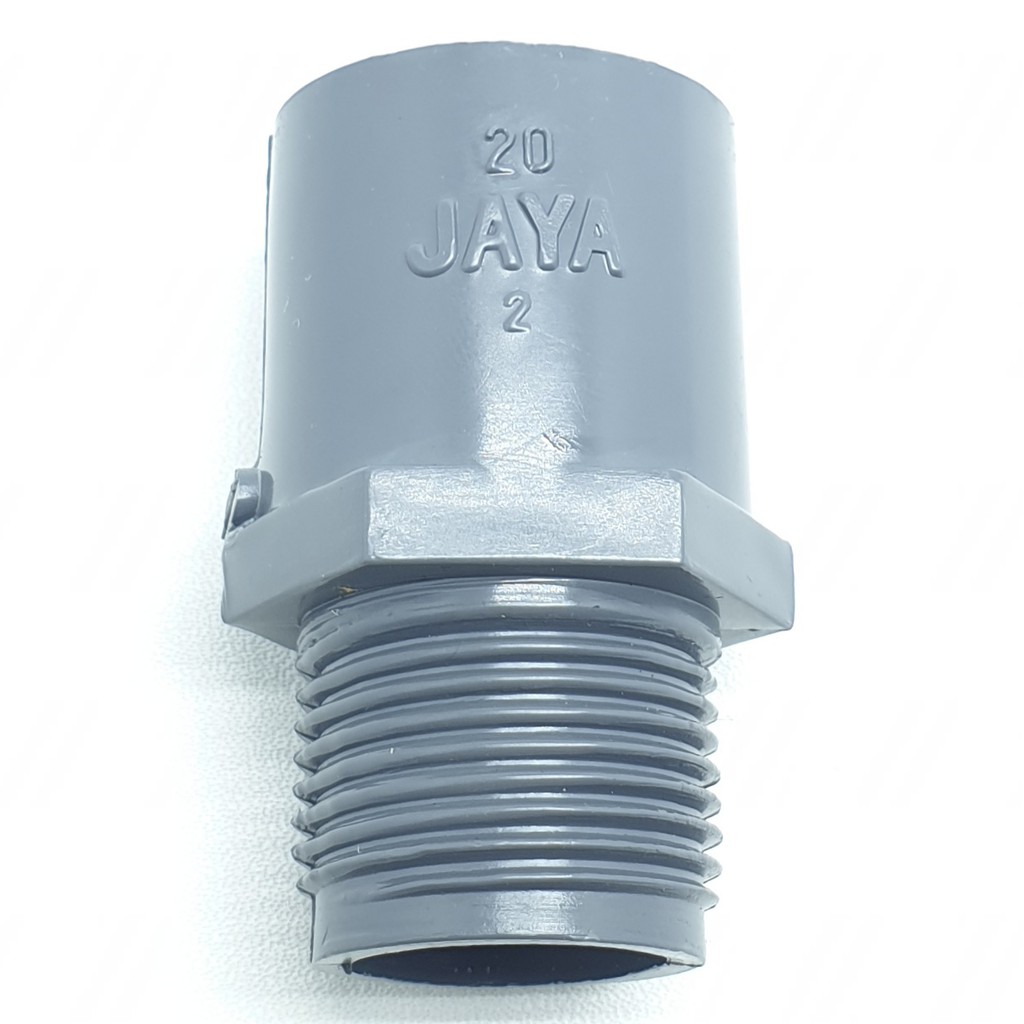 Jaya ORI Valve Socket Pipa Air 3/4&quot; TS PVC / Sock Drat Luar 3/4 Inch / Sok Drat Luar 3/4&quot;