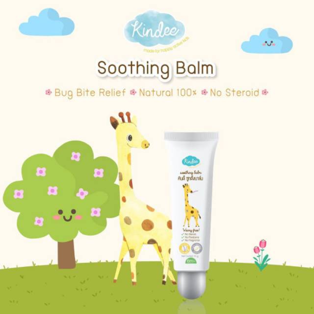 Kindee Organic Soothing Balm (3m+) / Salep Gigitan Nyamuk