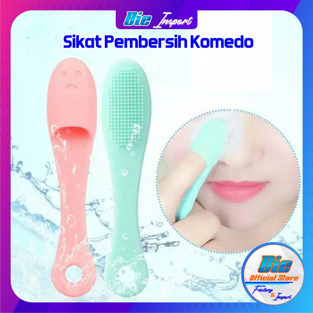 Sikat Pembersih Komedo Bahan Silikon Korean Style Import