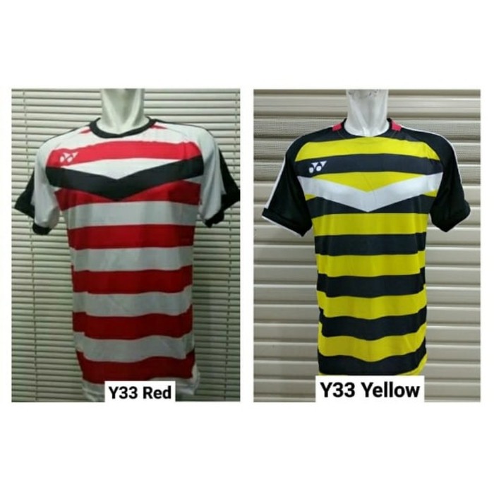 Dijual DISKON Baju Badminton ATASAN Dewasa Yonex Y.33 Yellow BURUAN ORDER - Kuning, M Limited