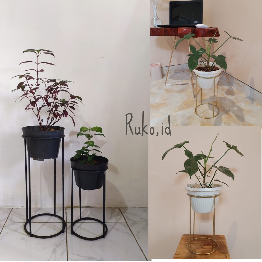 standing pot besi / Pot bunga / pot Tanaman / Standing pot bunga /Pot tempel / pot besi