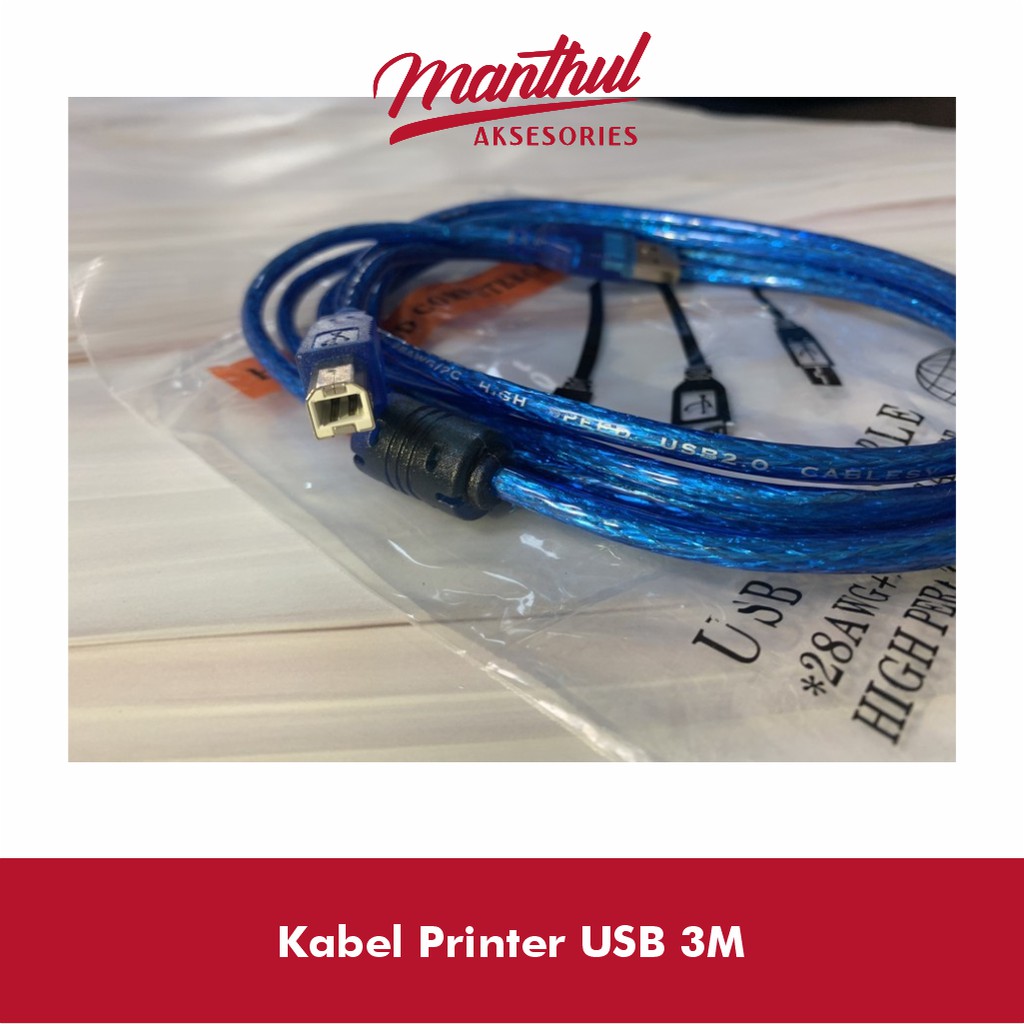 Kabel Printer USB 3M