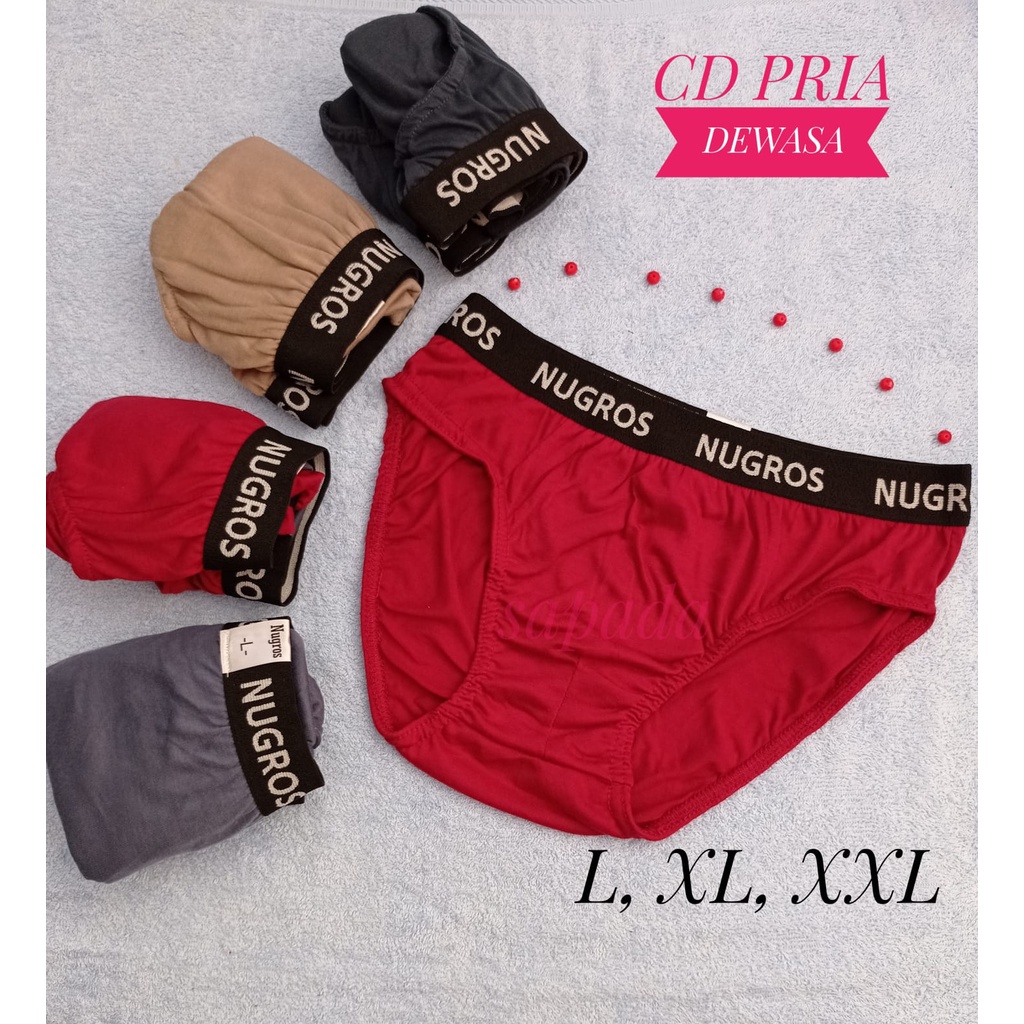 Boxer Pria, Celana Dalam Pria Boxer, CD Pria Boxer, Sempak Pria Boxer, Merk Lupo, Daleman Pria