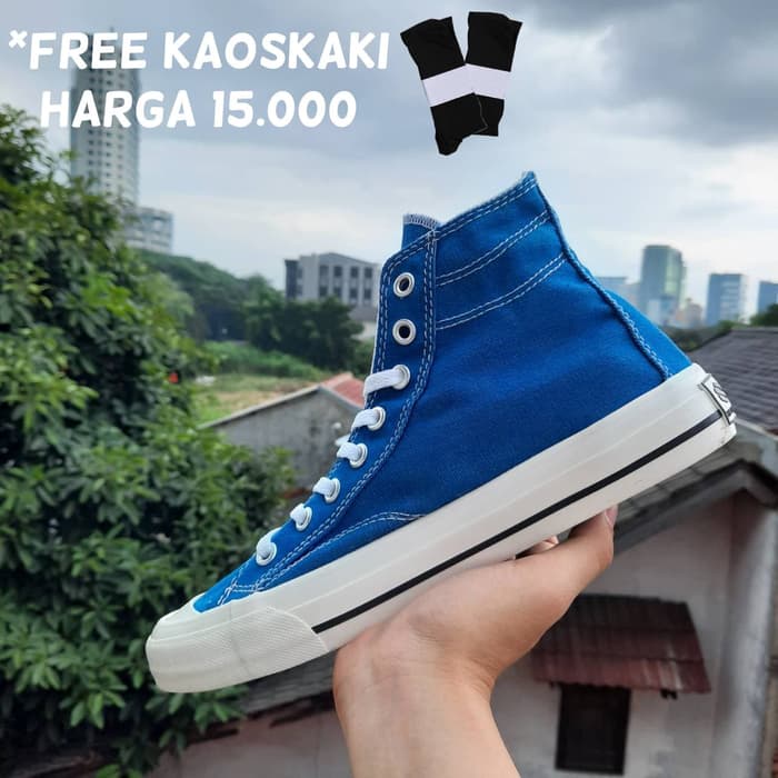 SEPATU SABA VELOZ HIGH G DENIM BLUE - Sneakers Pria Sepatu Casual Cowo - 39
