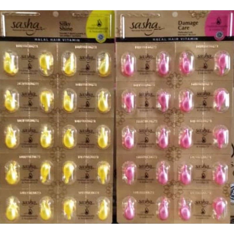 Sasha Vitamin Rambut Isi 20pcs
