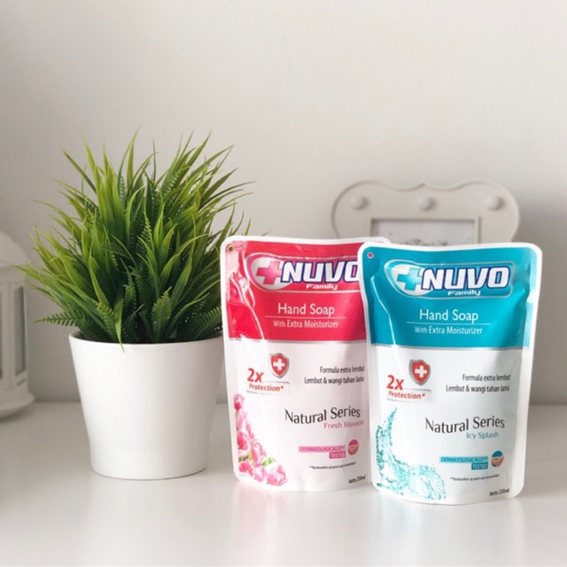 Nuvo Hand Soap with Extra Moisturizer 250 ml (Pump, pouch or Refill)