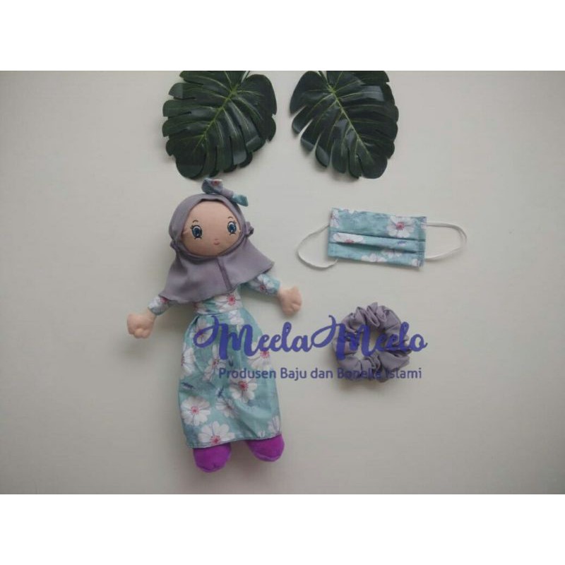 boneka mainan anaka boenka muslimah isi 4 pcs