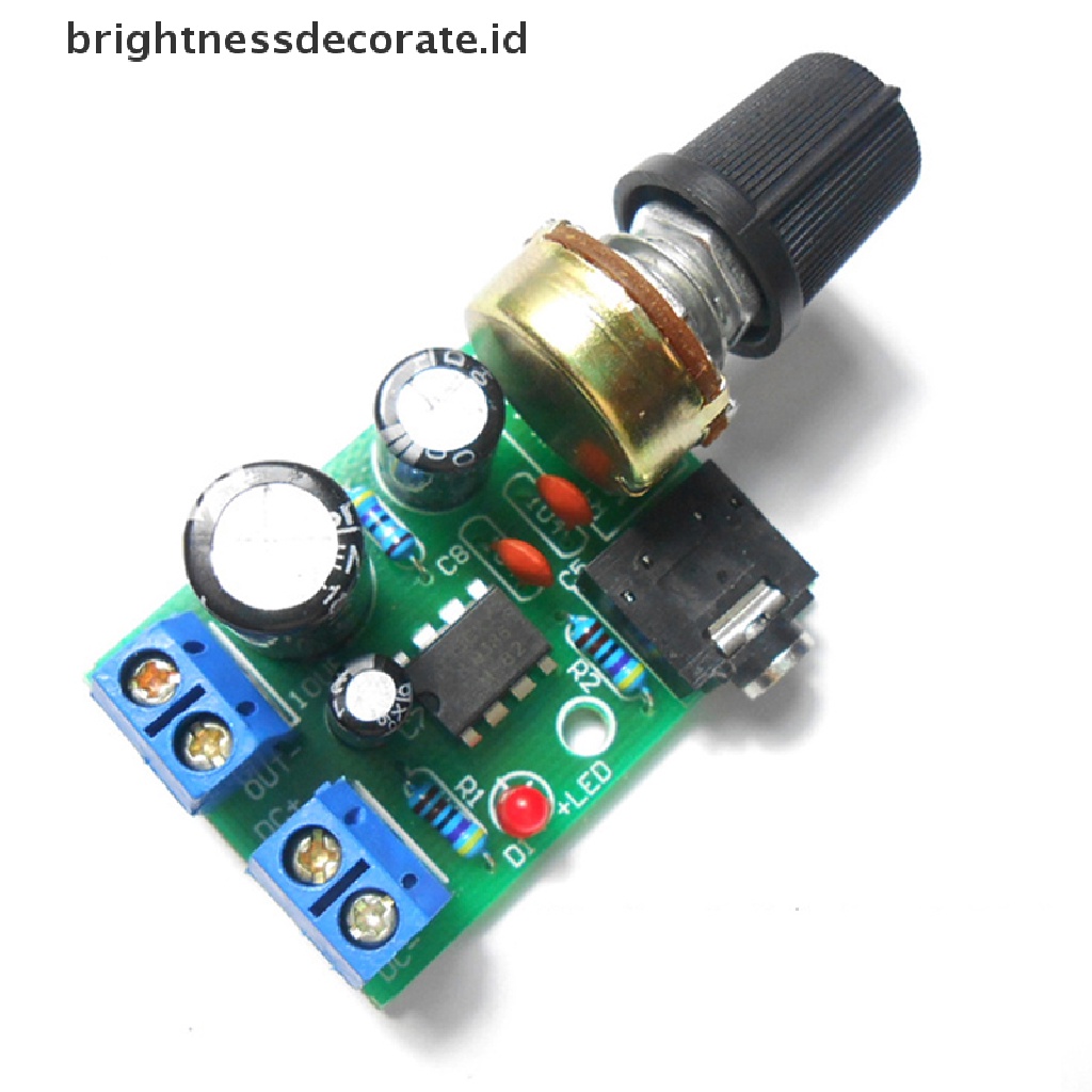 Lm386 Papan Amplifier Audio Mono 3.5mm DC 3-12V 10W