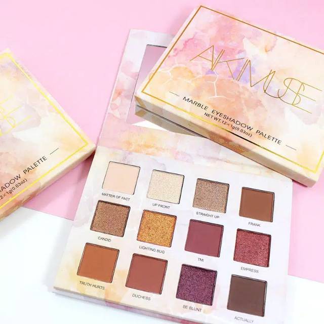 READY STOCK AIKIMUSE Eyeshadow Marble 12 Palette