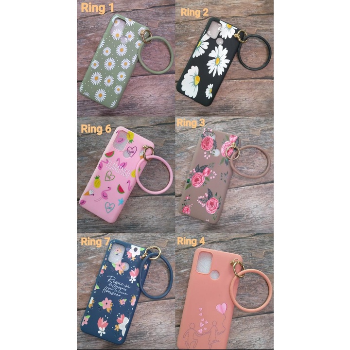 CASE RING MOTIF BUNGA/ LUCU/ AESTHETIC MURAH, ALL TYPE HP DIDESKRIPSI