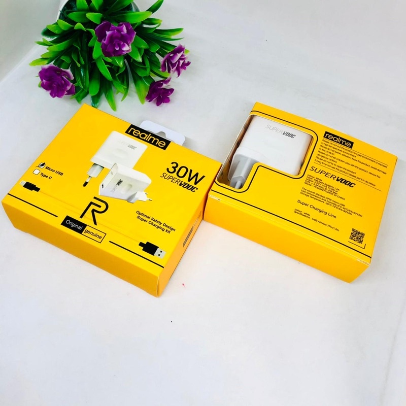 PROMO CHARGER REALME C25 TC 30W SUPERVOOC ORIGINAL QUALITY MICRO TYPE C