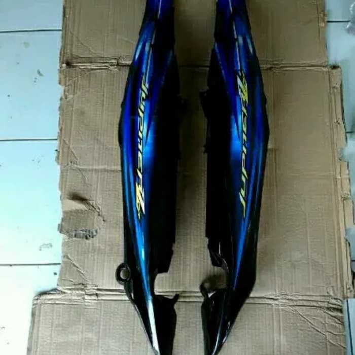 Cover body jupiter z burhan + striping biru / list biru