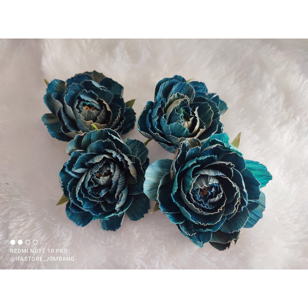 Bunga Klobot SUREN PEONY1099/ Bunga Jagung / Bunga kering / bahan mahar