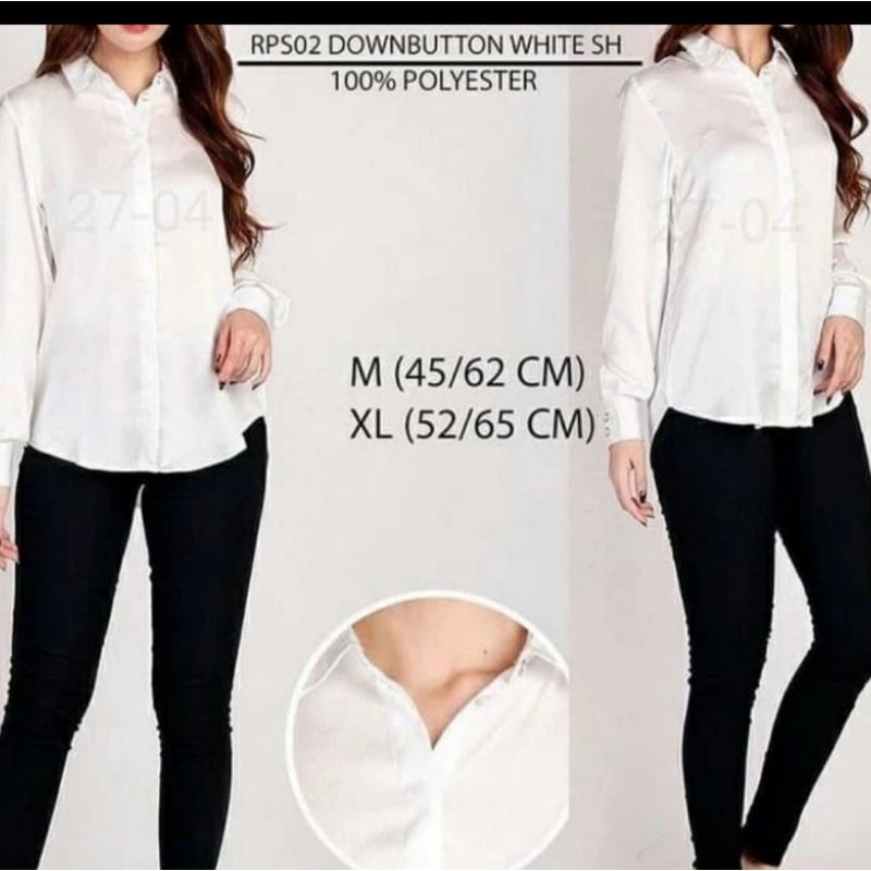 Kemeja ROEPI  KAIRA Shirt Black Blouse Cantik Elegan Ori