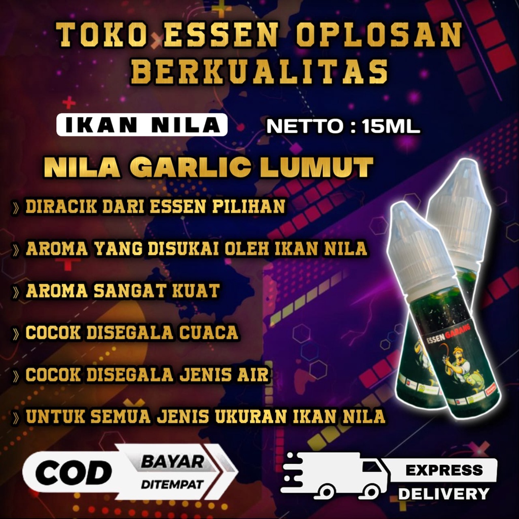 ESSEN OPLOSAN NILA LUMUT GARLIC// 15ML// LUMUT GARLIC