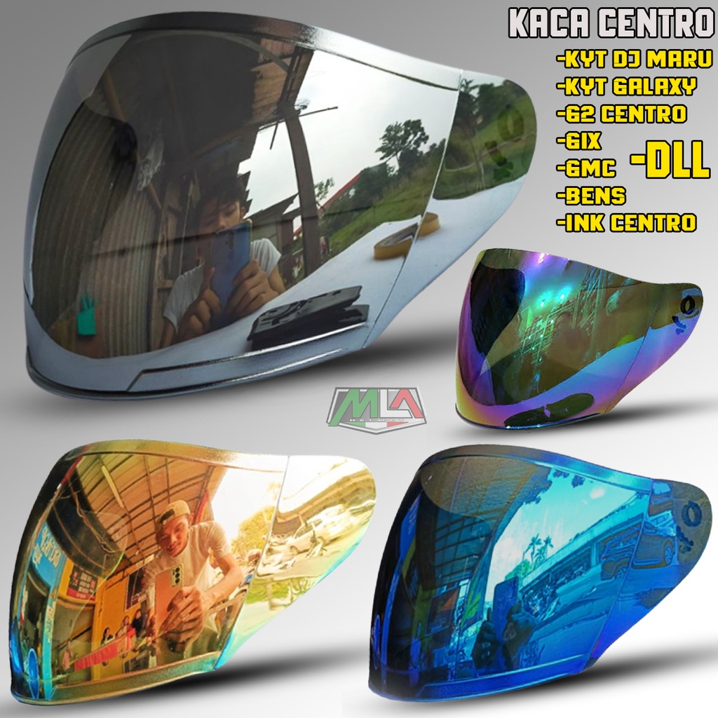 Kaca Helm Centro INKO / Visor Kyt DJ Maru/Helm Ink Centro/Helm Kyt Galaxy/Helm G2 Centro Dan Untuk Helm Lainnya Asal Dudukannya Sama COD