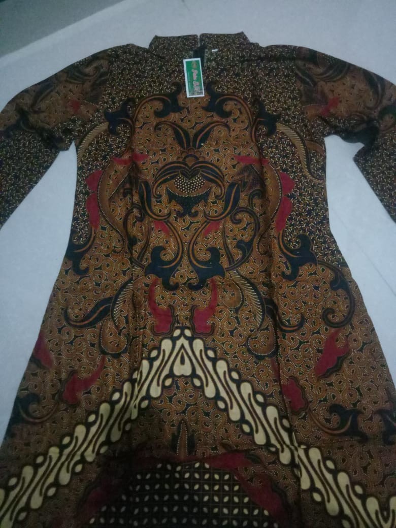 Kemeja Batik Pria Lengan Panjang Size M L Xl Xxl Katun Prima Casual Formal Non Formal Seragam Kantor
