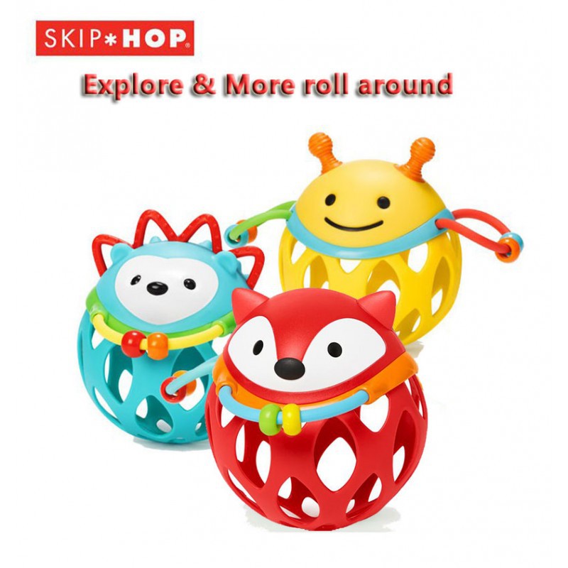 Skip Hop Explore &amp; More Roll Around Rattle Mainan Bayi - Pilih Varian