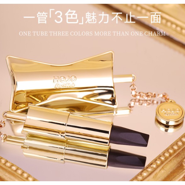 Lipstik 3 warna Lipstik Hojo AG Bag Mebana Elegan cantik