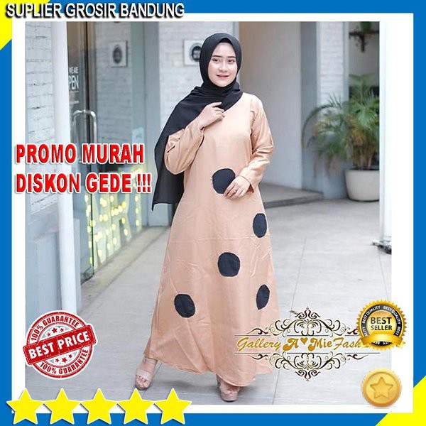 Baju Gamis Pesta Wanita dress Muslim Jubah Santai modern Remaja Kekinian BERKUALITAS
