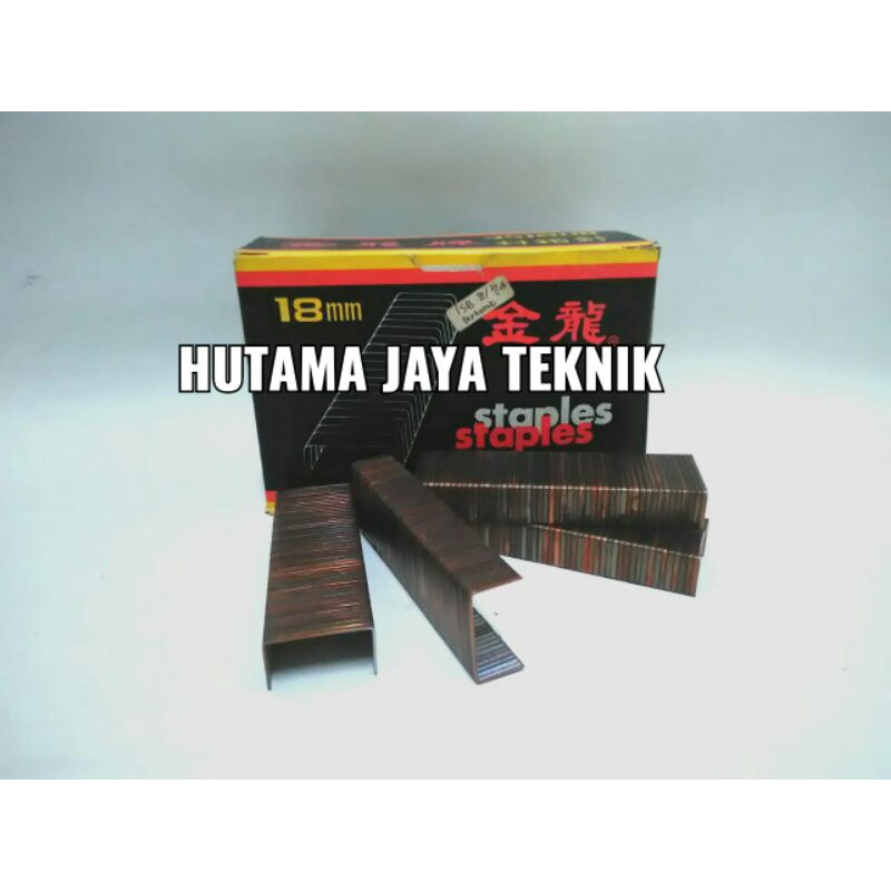 

Isi Staples 18mm 3518 UB untuk kardus [Isi 2000 pcs]