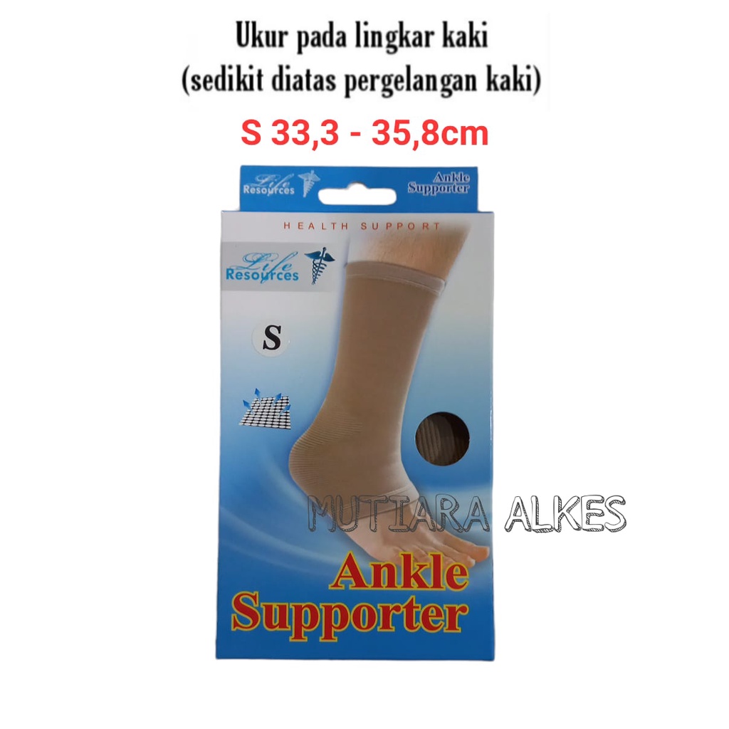 Ankle Supporter Life Resources / Deker pergelangan Kaki Tumit / Karet Pergelangan Kaki