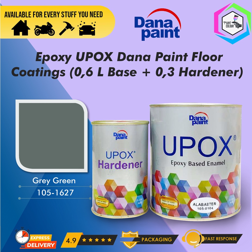 Cat Lantai Epoxy UPOX Dana Paint Floor Coatings - 1627 Grey Green