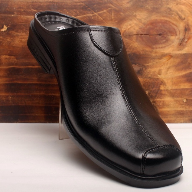 Sepatu Sandal Pria Kulit Asli Rasheda  VL 04 Selop Tutong Bustong