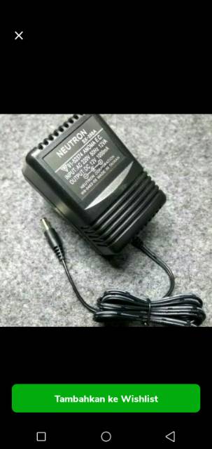 ac dc adaptor dc 12v 1a input ac 220voll