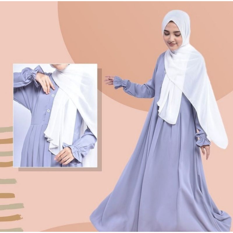 Tisya Dress | Gamis Original by Nisin Hijab