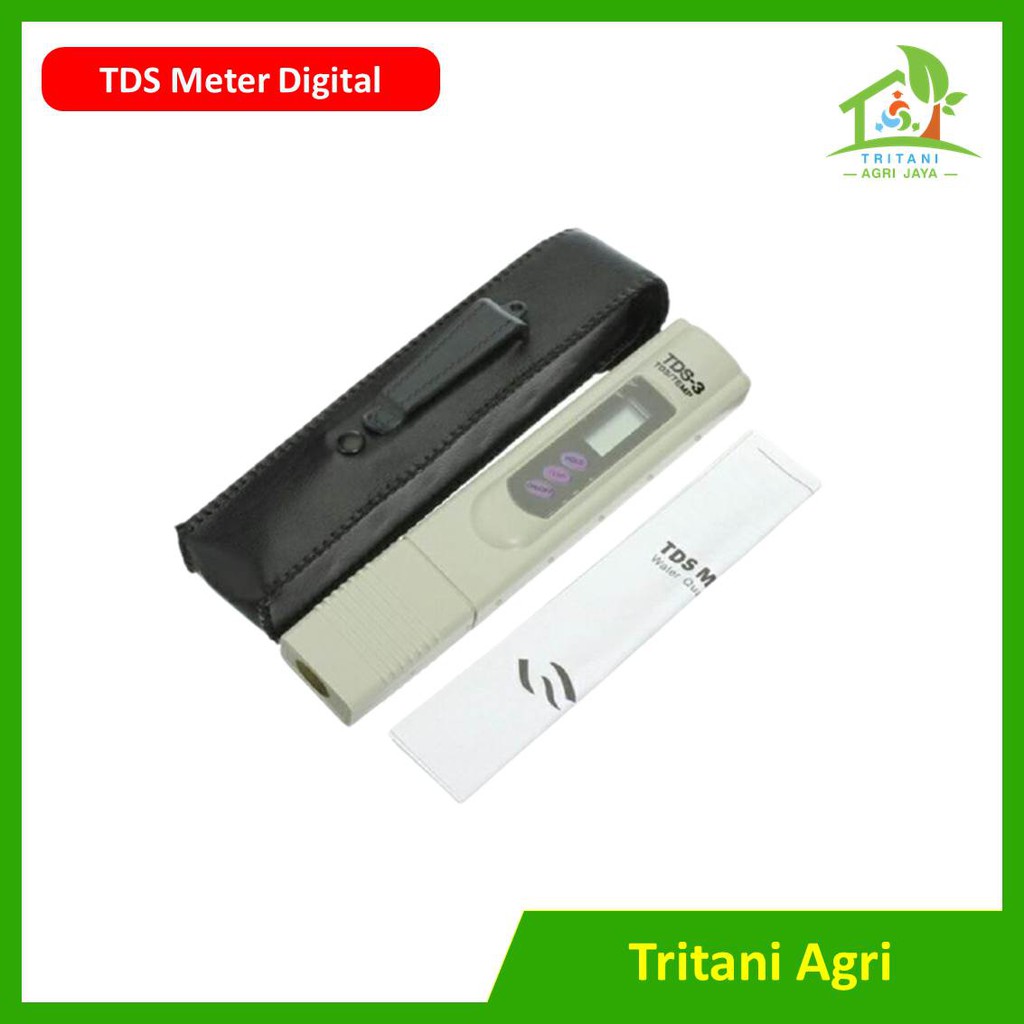 TDS Meter Digital - Alat Ukur PPM Air & Hidroponik