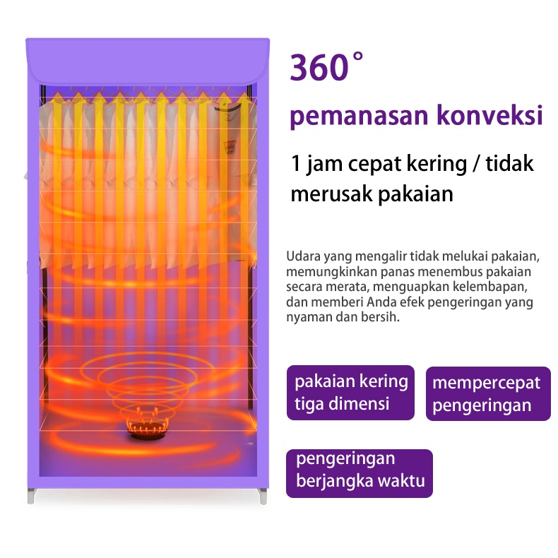 pengering pakaian portable elektrik elektric clothes dryer alat pengering sepatu baju