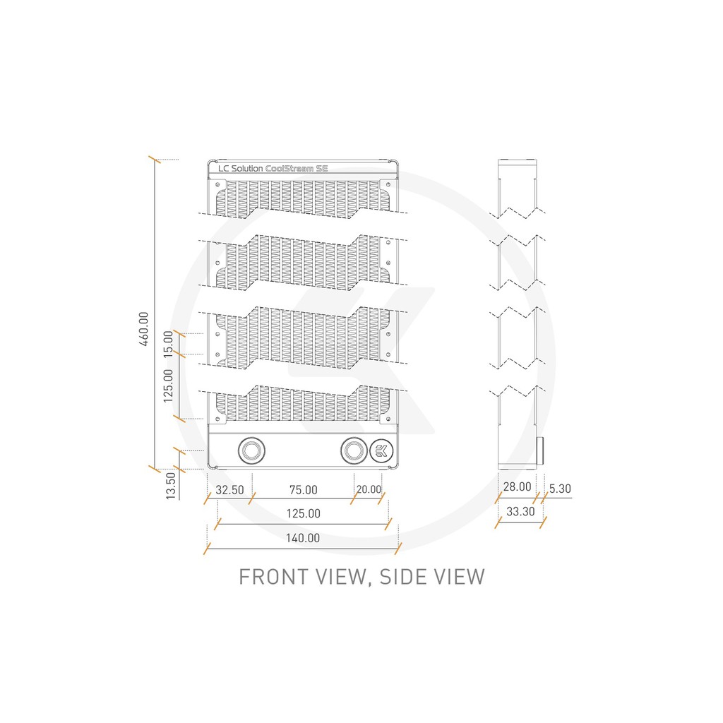 EKWB EK CoolStream SE 420 (Slim Triple)