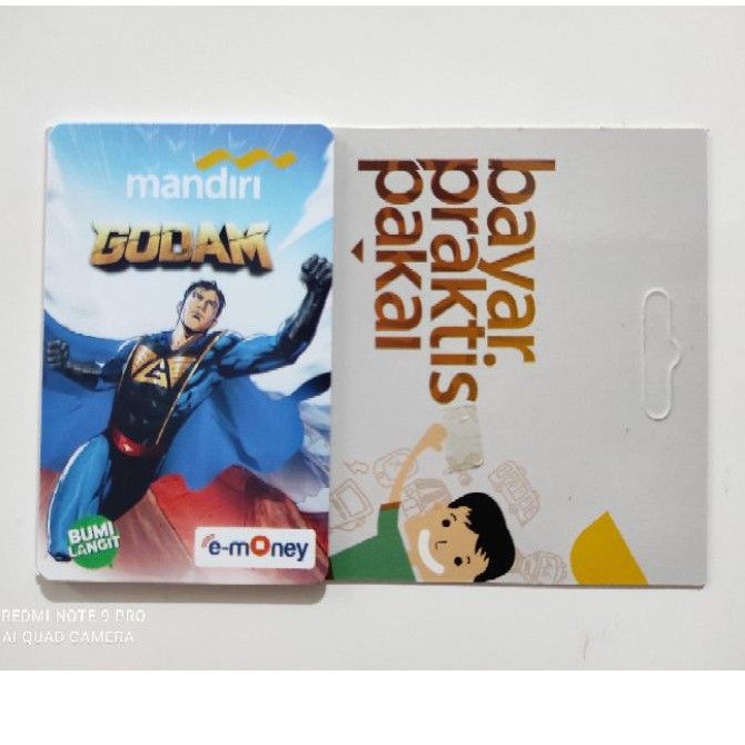 Mandiri eMoney Lokal Heroes - GODAM ORI /Like eTOLL Tapcash Flazz or Brizzi