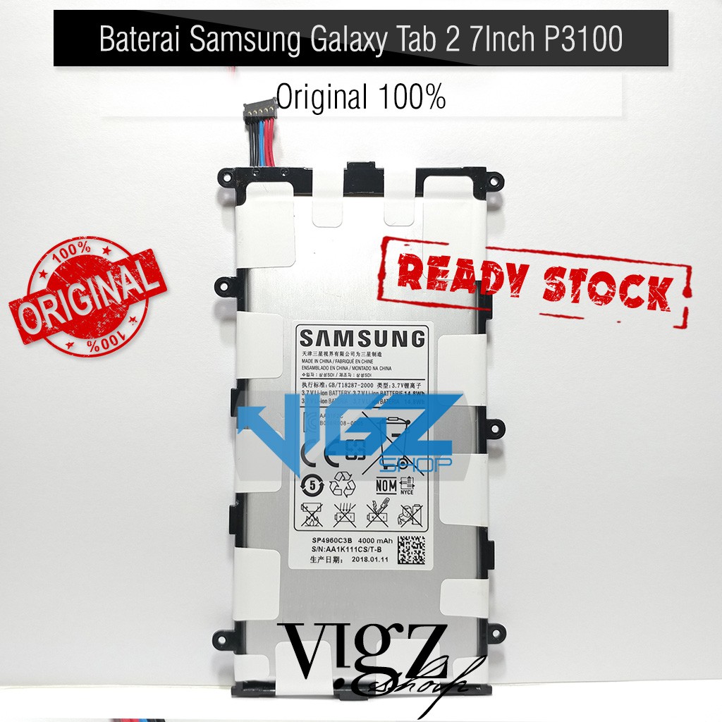 Baterai Samsung Galaxy Tab 2 7Inch P3100 P3110 P3113 P6200 Galaxy Tab 7.0 Plus Original