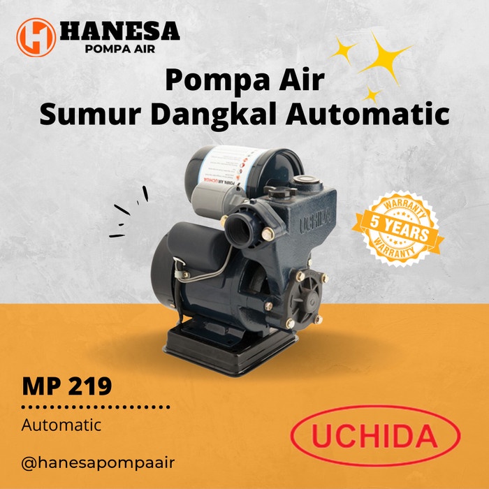 Uchida MP 219 Pompa Air Sumur Dangkal Otomatis (Maspion)