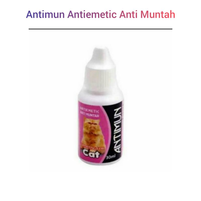 Antimun Cat 30 ml Obat Anti Muntah Kucing