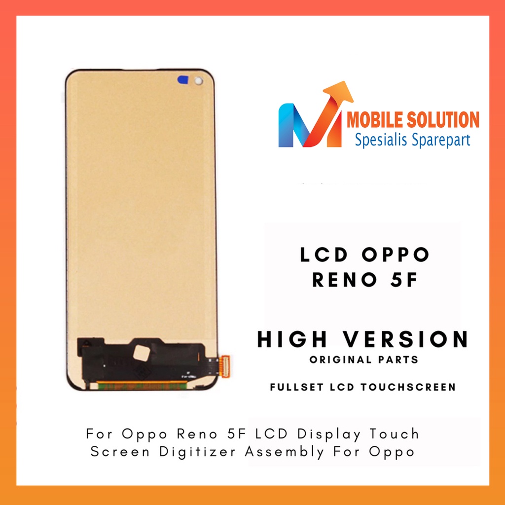 Grosir LCD Oppo Reno 5F ORIGINAL 100% Fullset Touchscreen tidak support fingerprint - Parts Kompatible Dengan Produk Oppo Garansi 1 Bulan + Packing