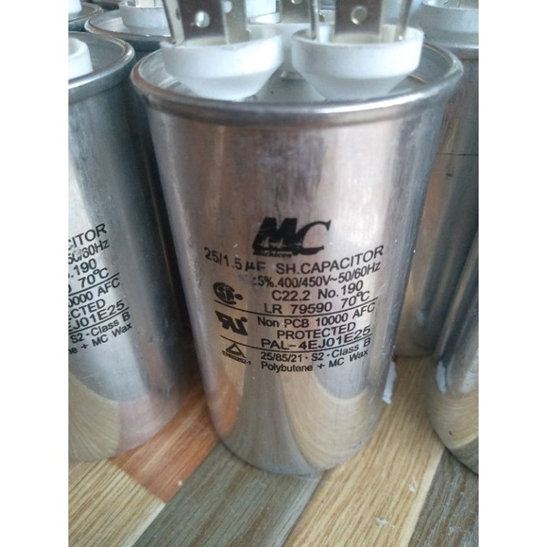 Capacitor Ac LG 25/1,5uf produk ori MC